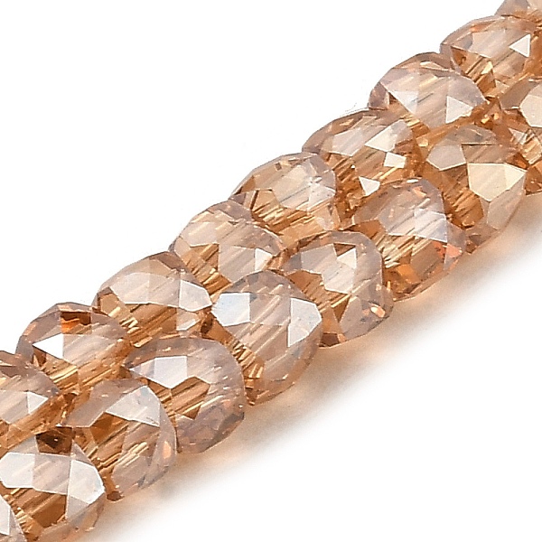 PandaHall Electroplate Transparent Glass Beads Strands, Faceted, Cube, Sandy Brown, 5x5x5mm, Hole: 1mm, about 83~84pcs/strand, 15.43~15.63...
PandaHall Electroplate Transparent Glass Beads Strands, Faceted, Cube, Sandy Brown, 5x5x5mm, Hole: 1mm, about 83~84pcs/strand, 15.43~15.63...
