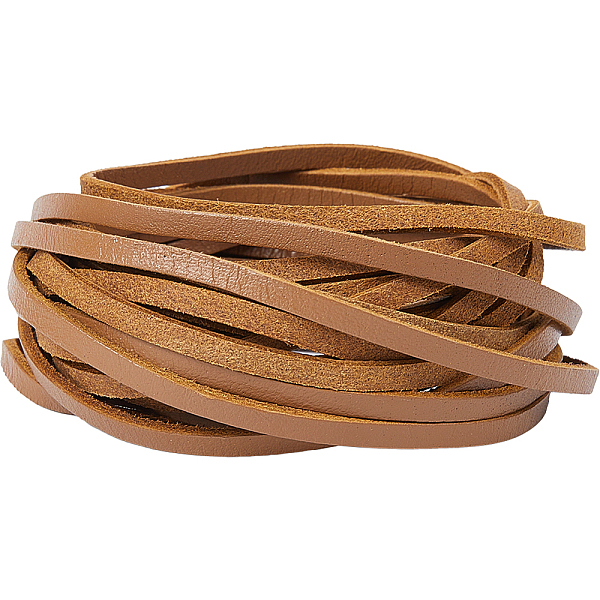 PandaHall GORGECRAFT 5m*4mm*2mm Genuine Leather String Flat Leather Cord Cowhide Rope Leather Braiding Thread for DIY Crafts Necklace..., Brown
PandaHall GORGECRAFT 5m*4mm*2mm Genuine Leather String Flat Leather Cord Cowhide Rope Leather Braiding Thread for DIY Crafts Necklace..., Brown