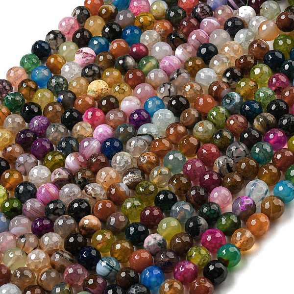 PandaHall Faceted Natural Agate Beads Strands, Round, Dyed & Heated, Mixed Color, 12mm, Hole: 1.6mm, about 31pcs/strand, 14.76''(37.5cm)..., Multicolor
PandaHall Faceted Natural Agate Beads Strands, Round, Dyed & Heated, Mixed Color, 12mm, Hole: 1.6mm, about 31pcs/strand, 14.76''(37.5cm)..., Multicolor