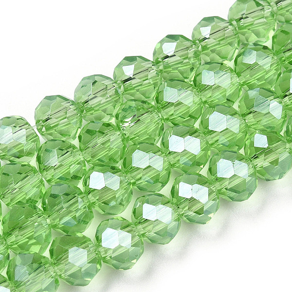 PandaHall Electroplate Glass Beads Strands, Pearl Luster Plated, Faceted, Rondelle, Light Green, 3.5x3mm, Hole: 0.4mm, about...
PandaHall Electroplate Glass Beads Strands, Pearl Luster Plated, Faceted, Rondelle, Light Green, 3.5x3mm, Hole: 0.4mm, about...