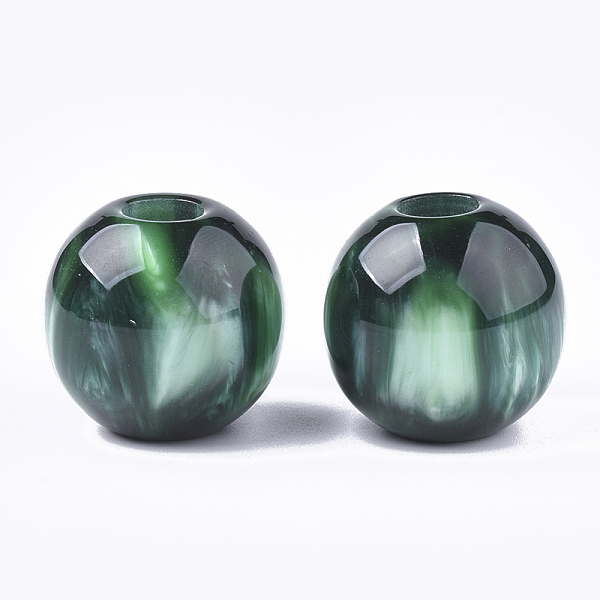 PandaHall Resin Beads, Large Hole Beads, Round, Dark Green, 30x27.5mm, Hole: 10mm Resin Round Green
PandaHall Resin Beads, Large Hole Beads, Round, Dark Green, 30x27.5mm, Hole: 10mm Resin Round Green
