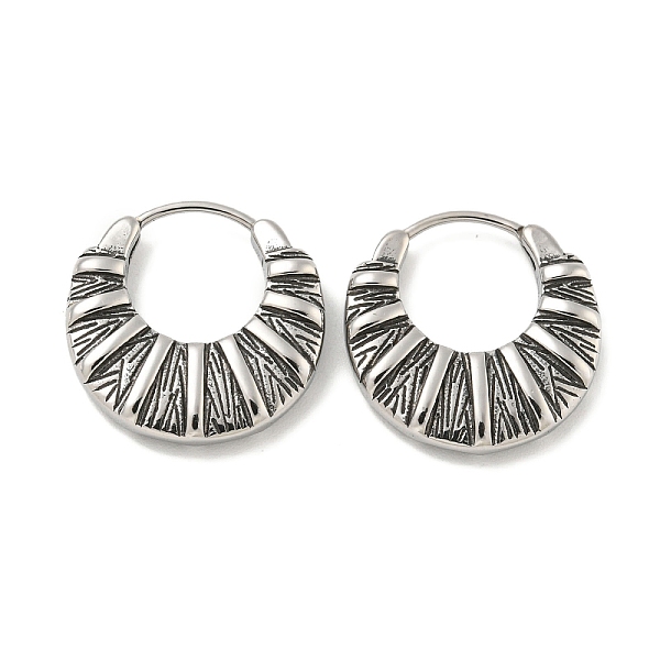 PandaHall 316 Surgical Stainless Steel Hoop Earrings, Ring, Antique Silver, 18.5x18.5mm 316 Surgical Stainless Steel Ring
PandaHall 316 Surgical Stainless Steel Hoop Earrings, Ring, Antique Silver, 18.5x18.5mm 316 Surgical Stainless Steel Ring