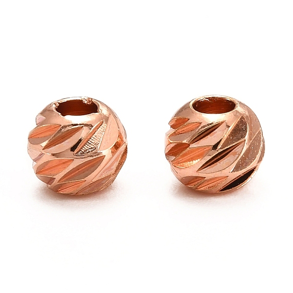 PandaHall Brass Corrugated Beads, Long-Lasting Plated, Round, Real Rose Gold Plated, 4.5x4mm, Hole: 1.8mm Brass Round
PandaHall Brass Corrugated Beads, Long-Lasting Plated, Round, Real Rose Gold Plated, 4.5x4mm, Hole: 1.8mm Brass Round