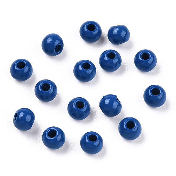 PandaHall Spray Painted Alloy Beads, Round, Blue, 4x3mm, Hole: 1.2mm Alloy Round Blue
PandaHall Spray Painted Alloy Beads, Round, Blue, 4x3mm, Hole: 1.2mm Alloy Round Blue