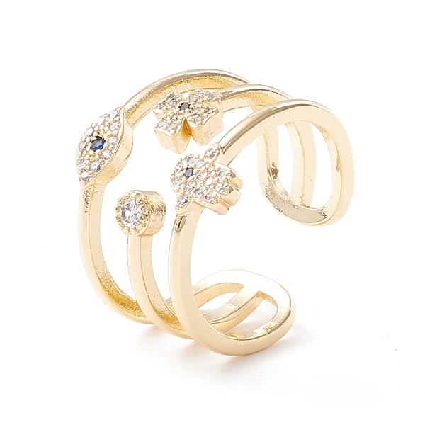 PandaHall Clover & Hamsa Hand & Evil Eye Cubic Zirconia Cuff Ring, Brass Lucky Wide Hollow Open Ring for Women, Cadmium Free & Lead Free..., Blue
PandaHall Clover & Hamsa Hand & Evil Eye Cubic Zirconia Cuff Ring, Brass Lucky Wide Hollow Open Ring for Women, Cadmium Free & Lead Free..., Blue