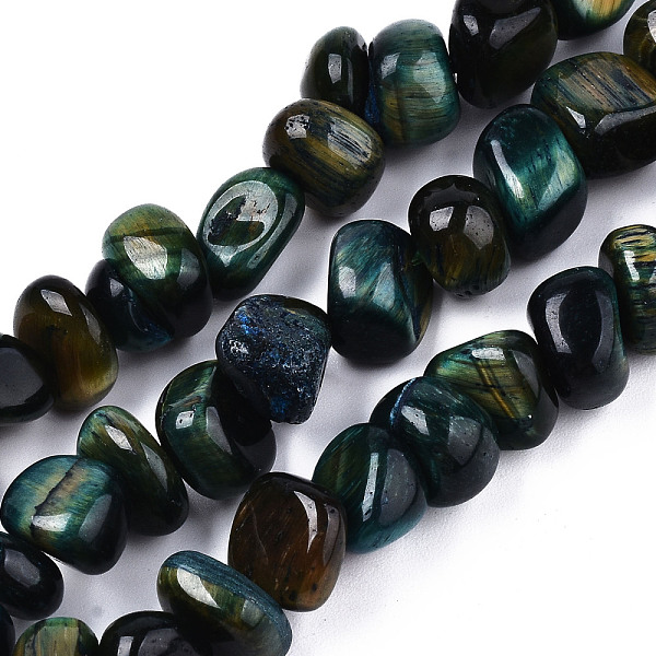 PandaHall Natural Tiger Eye Beads Strands, Dyed, Tumbled Stone, Nuggets, Dark Slate Gray, 3~12x6~10x6~10mm, Hole: 1.2mm, about...
PandaHall Natural Tiger Eye Beads Strands, Dyed, Tumbled Stone, Nuggets, Dark Slate Gray, 3~12x6~10x6~10mm, Hole: 1.2mm, about...