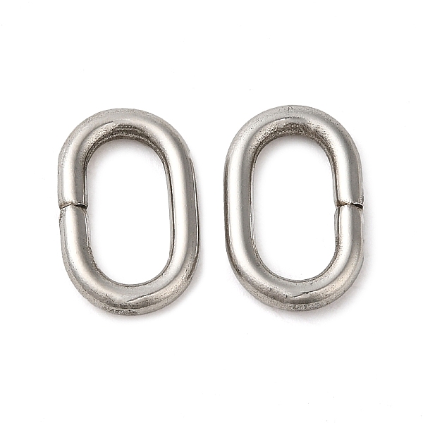 PandaHall 304 Stainless Steel Linking Rings, Quick Link Connectors, Oval, Stainless Steel Color, 14x9x2mm, Inner Diameter: 10x5mm 304...
PandaHall 304 Stainless Steel Linking Rings, Quick Link Connectors, Oval, Stainless Steel Color, 14x9x2mm, Inner Diameter: 10x5mm 304...