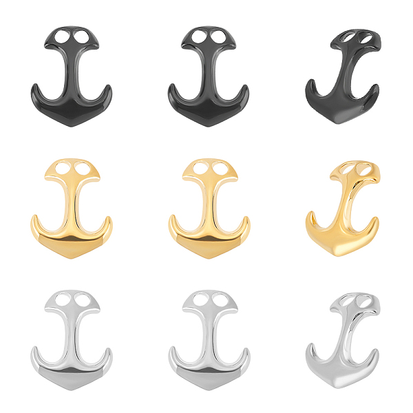 PandaHall Unicraftale 9Pcs 3 Colors Ion Plating(IP) 304 Stainless Steel Hook Clasps, For Leather Cord Bracelets Making, Anchor, Mixed Color...
PandaHall Unicraftale 9Pcs 3 Colors Ion Plating(IP) 304 Stainless Steel Hook Clasps, For Leather Cord Bracelets Making, Anchor, Mixed Color...