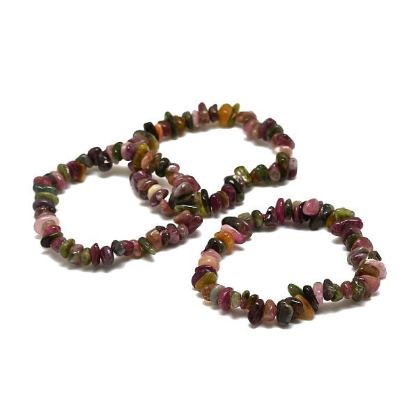 PandaHall Natural Tourmaline Chip Beads Stretch Bracelets, Tumbled Stone, Inner Diameter: 1-7/8 inch(4.7cm) Tourmaline
PandaHall Natural Tourmaline Chip Beads Stretch Bracelets, Tumbled Stone, Inner Diameter: 1-7/8 inch(4.7cm) Tourmaline