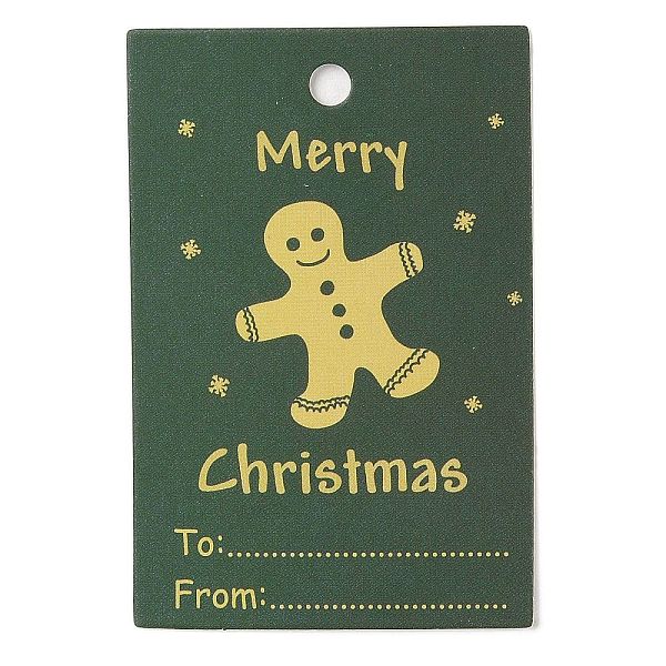 PandaHall Rectangle Paper Gift Tags, for Christmas, Green, Gingerbread Man, 6x4x0.02cm Paper Gingerbread Man Green
PandaHall Rectangle Paper Gift Tags, for Christmas, Green, Gingerbread Man, 6x4x0.02cm Paper Gingerbread Man Green