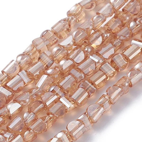 PandaHall Electroplate Glass Beads Strands, Faceted, Pearl Lusted Plated, Half Round, Sandy Brown, 4x4x3mm, Hole: 0.8mm, about 148pcs/strand...
PandaHall Electroplate Glass Beads Strands, Faceted, Pearl Lusted Plated, Half Round, Sandy Brown, 4x4x3mm, Hole: 0.8mm, about 148pcs/strand...
