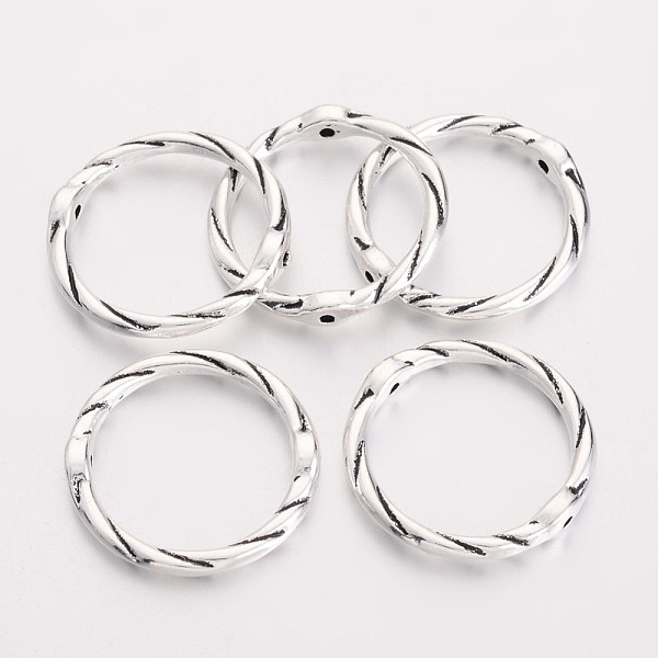 PandaHall Alloy Linking Rings, Circle Frames, Lead Free and Cadmium Free, Antique Silver, 21x2mm, Hole: 1mm Alloy Ring
PandaHall Alloy Linking Rings, Circle Frames, Lead Free and Cadmium Free, Antique Silver, 21x2mm, Hole: 1mm Alloy Ring