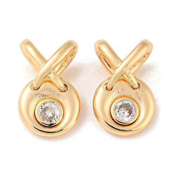 PandaHall Brass Pendants, with Glass, Flat Round Charm, Real 18K Gold Plated, 22x14x9mm, Hole: 7.5x4.5mm Brass+Glass Flat Round Clear
PandaHall Brass Pendants, with Glass, Flat Round Charm, Real 18K Gold Plated, 22x14x9mm, Hole: 7.5x4.5mm Brass+Glass Flat Round Clear