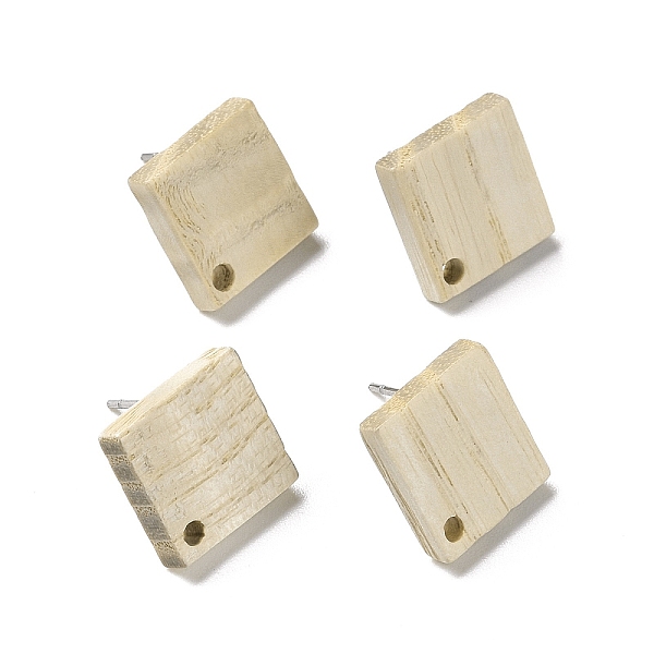 PandaHall Ash Wood Stud Earring Findings, with 304 Stainless Steel Pin, Rhombus, 17x16.5mm, Hole: 1.6mm, Pin: 0.7mm Wood Rhombus
PandaHall Ash Wood Stud Earring Findings, with 304 Stainless Steel Pin, Rhombus, 17x16.5mm, Hole: 1.6mm, Pin: 0.7mm Wood Rhombus