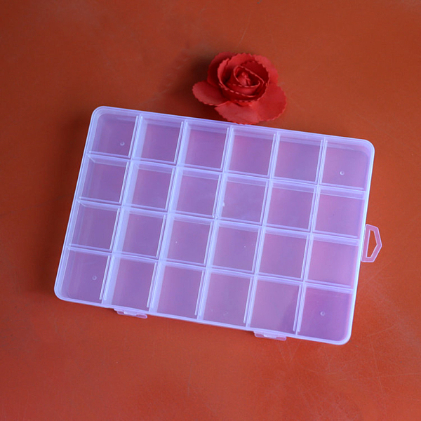 PandaHall Plastic Bead Containers, 24 Compartments, Rectangle, Clear, 19x13x2.1cm Plastic Rectangle Clear
PandaHall Plastic Bead Containers, 24 Compartments, Rectangle, Clear, 19x13x2.1cm Plastic Rectangle Clear