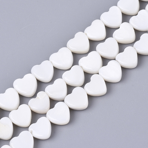 PandaHall Natural Freshwater Shell Beads Strands, Top Drilled Beads, Heart, Creamy White, 6~7x5.5~7x2.5mm, Hole: 0.7mm, about 62pcs/strand...
PandaHall Natural Freshwater Shell Beads Strands, Top Drilled Beads, Heart, Creamy White, 6~7x5.5~7x2.5mm, Hole: 0.7mm, about 62pcs/strand...