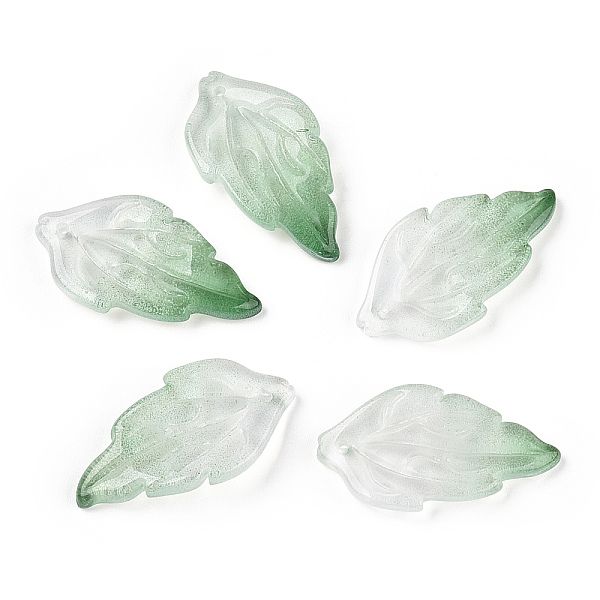 PandaHall Baking Painted Transparent Glass Petal Beads, Gradient Color, Peony Leaf, Sea Green, 29.5x16x3.5mm, Hole: 1~1.2mm, about...
PandaHall Baking Painted Transparent Glass Petal Beads, Gradient Color, Peony Leaf, Sea Green, 29.5x16x3.5mm, Hole: 1~1.2mm, about...