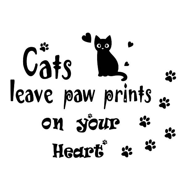 PandaHall SUPERDANT Cats Wall Decals Black Cat Wall Stickers Cats Leave Paw Prints on Your Hearts Stickers Cute Animals Decals for Living...
PandaHall SUPERDANT Cats Wall Decals Black Cat Wall Stickers Cats Leave Paw Prints on Your Hearts Stickers Cute Animals Decals for Living...
