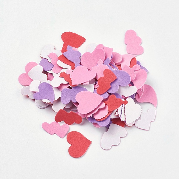 PandaHall Foam Paper Sticker, Double Heart, Mixed Color, 10~30x20~35x1mm, about 200pcs/bag Foam Heart Multicolor
PandaHall Foam Paper Sticker, Double Heart, Mixed Color, 10~30x20~35x1mm, about 200pcs/bag Foam Heart Multicolor