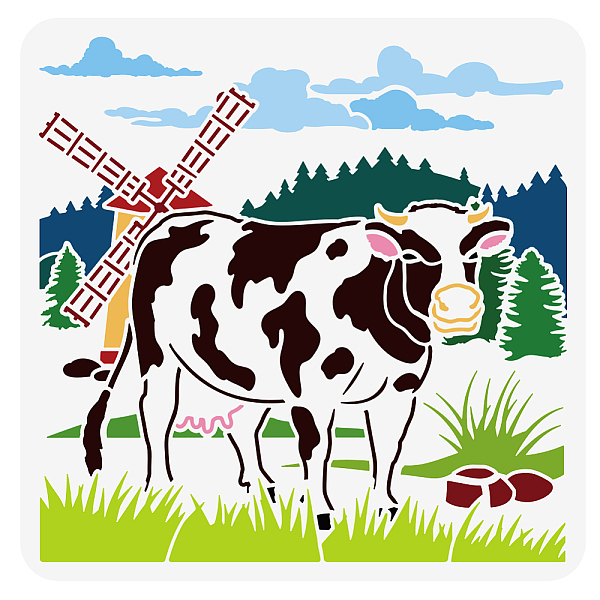 PandaHall PET Hollow Out Drawing Painting Stencils, for DIY Scrapbook, Photo Album, Cattle Pattern, 300x300mm Plastic Cattle
PandaHall PET Hollow Out Drawing Painting Stencils, for DIY Scrapbook, Photo Album, Cattle Pattern, 300x300mm Plastic Cattle
