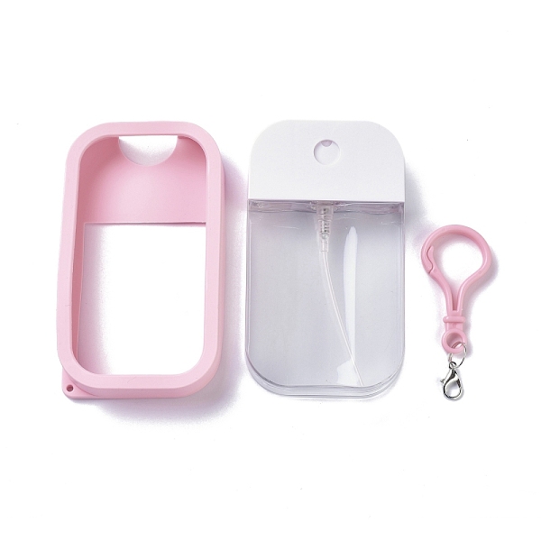 PandaHall Empty Portable Plastic Spray Bottles, Refillable Bottles, Fine Mist Atomizer, with Silicone Case and Lobster Clasp, Rectangle..., Pink
PandaHall Empty Portable Plastic Spray Bottles, Refillable Bottles, Fine Mist Atomizer, with Silicone Case and Lobster Clasp, Rectangle..., Pink