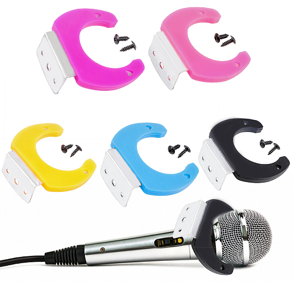 PandaHall CHGCRAFT 5 Sets 5 Colors Silicone Wall Mounted Rack for Handheld Wireless Microphone, Heart Pattern Microphone Holder Bracket for..., Multicolor
PandaHall CHGCRAFT 5 Sets 5 Colors Silicone Wall Mounted Rack for Handheld Wireless Microphone, Heart Pattern Microphone Holder Bracket for..., Multicolor