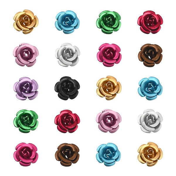 PandaHall 50Pcs 10 Colors Aluminum Beads, Frosted, Long-Lasting Plated, 5-Petal Flower, Mixed Color, 7.5~8x5mm, Hole: 1mm, 5pcs/color..., Multicolor
PandaHall 50Pcs 10 Colors Aluminum Beads, Frosted, Long-Lasting Plated, 5-Petal Flower, Mixed Color, 7.5~8x5mm, Hole: 1mm, 5pcs/color..., Multicolor