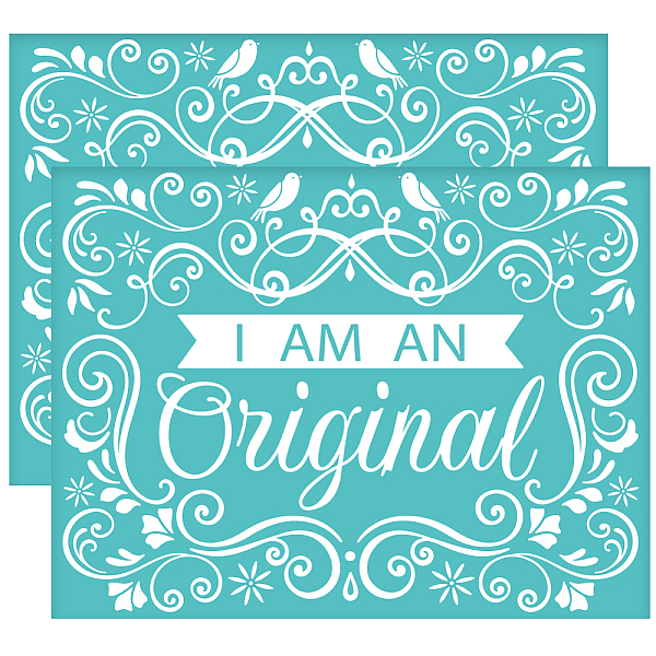 PandaHall Self-Adhesive Silk Screen Printing Stencil, for Painting on Wood, DIY Decoration T-Shirt Fabric, Turquoise, Word, 280x220mm...
PandaHall Self-Adhesive Silk Screen Printing Stencil, for Painting on Wood, DIY Decoration T-Shirt Fabric, Turquoise, Word, 280x220mm...