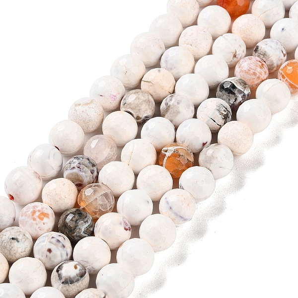 PandaHall Natural Fire Crackle Agate Beads Strands, Dyed & Heated, Faceted, Round, WhiteSmoke, 10mm, Hole: 0.8mm, about 37pcs/strand..., White
PandaHall Natural Fire Crackle Agate Beads Strands, Dyed & Heated, Faceted, Round, WhiteSmoke, 10mm, Hole: 0.8mm, about 37pcs/strand..., White