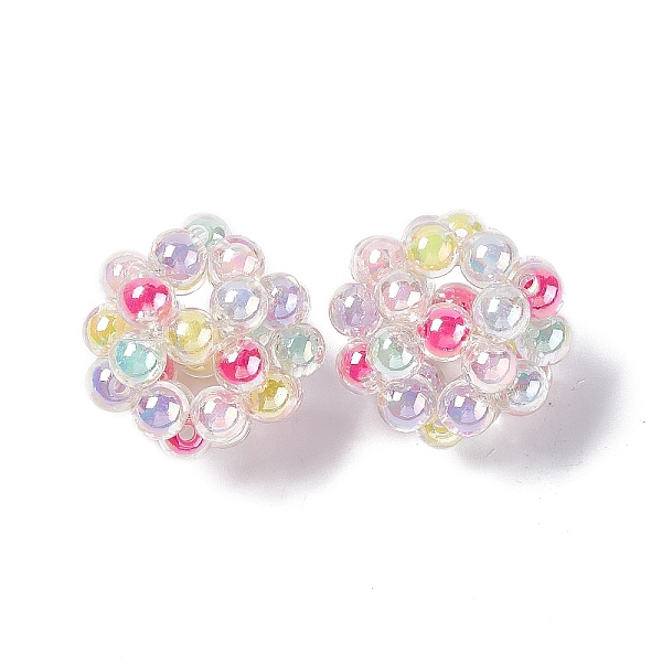 PandaHall Handmade Transparent Plastic Woven Beads, Bead in Bead, Round, Fuchsia, 32mm, Hole: 6mm Plastic Round Pink
PandaHall Handmade Transparent Plastic Woven Beads, Bead in Bead, Round, Fuchsia, 32mm, Hole: 6mm Plastic Round Pink