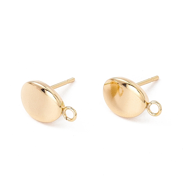 PandaHall 201 Stainless Steel Stud Earring Findings, with 304 Stainless Steel Pins and Horizontal Loops, Oval, Light Gold, 12x7mm, Hole...
PandaHall 201 Stainless Steel Stud Earring Findings, with 304 Stainless Steel Pins and Horizontal Loops, Oval, Light Gold, 12x7mm, Hole...