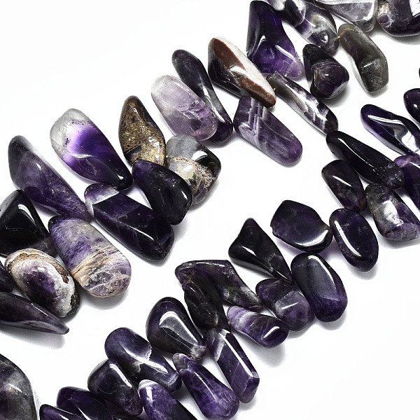 PandaHall Natural Amethyst Strands Beads, Top Drilled, Nuggets, 17~48x8~25x5~18mm, Hole: 0.8mm, about 31~44pcs/strand, 9.84 inch~11.42 inch...
PandaHall Natural Amethyst Strands Beads, Top Drilled, Nuggets, 17~48x8~25x5~18mm, Hole: 0.8mm, about 31~44pcs/strand, 9.84 inch~11.42 inch...
