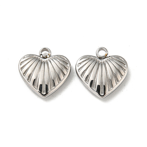 PandaHall 304 Stainless Steel Charms, Heart Charms, Stainless Steel Color, 10x10x2.5mm, Hole: 1.4mm 304 Stainless Steel Heart
PandaHall 304 Stainless Steel Charms, Heart Charms, Stainless Steel Color, 10x10x2.5mm, Hole: 1.4mm 304 Stainless Steel Heart