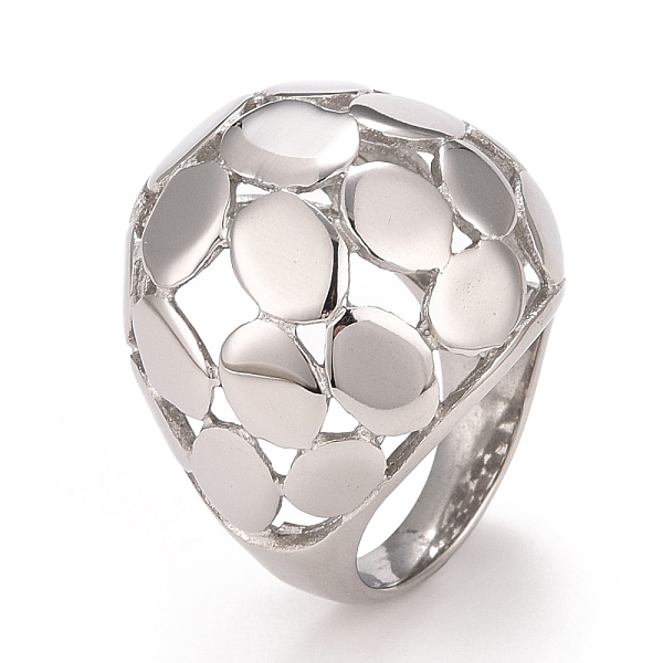 PandaHall 304 Stainless Steel Hollow Chunky Ring for Men Women, Stainless Steel Color, US Size 6 1/4(16.7mm)~US Size 10(19.8mm) 304...
PandaHall 304 Stainless Steel Hollow Chunky Ring for Men Women, Stainless Steel Color, US Size 6 1/4(16.7mm)~US Size 10(19.8mm) 304...