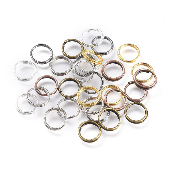 PandaHall Iron Split Rings, Double Loops Jump Rings, Mixed Color, 8x1.4mm, Inner Diameter: 6.6mm, 6 Colors, about 3500pcs/500g Iron Ring
PandaHall Iron Split Rings, Double Loops Jump Rings, Mixed Color, 8x1.4mm, Inner Diameter: 6.6mm, 6 Colors, about 3500pcs/500g Iron Ring