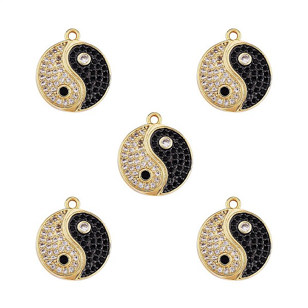 PandaHall 5Pcs Rack Plating Brass Micro Pave Clear & Black Cubic Zirconia Pendants, Long-Lasting Plated, Cadmium Free & Lead Free, Flat..., Multicolor
PandaHall 5Pcs Rack Plating Brass Micro Pave Clear & Black Cubic Zirconia Pendants, Long-Lasting Plated, Cadmium Free & Lead Free, Flat..., Multicolor