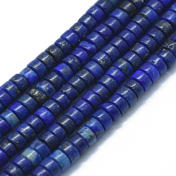 PandaHall Natural Lapis Lazuli Beads Strands, Dyed, Flat Round/Disc, 3.8~4.2x2~4.5mm, Hole: 0.8~1mm, about 152~180pcs/strand, 15.1~15.5 inch...
PandaHall Natural Lapis Lazuli Beads Strands, Dyed, Flat Round/Disc, 3.8~4.2x2~4.5mm, Hole: 0.8~1mm, about 152~180pcs/strand, 15.1~15.5 inch...