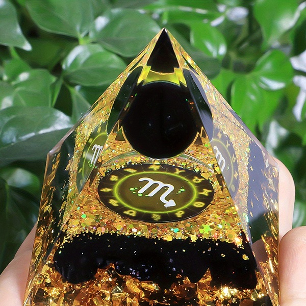 PandaHall Orgonite Pyramid Resin Energy Generators, Reiki Natural Obsidian Chips Inside for Home Office Desk Decoration, Scorpio, 50mm...
PandaHall Orgonite Pyramid Resin Energy Generators, Reiki Natural Obsidian Chips Inside for Home Office Desk Decoration, Scorpio, 50mm...