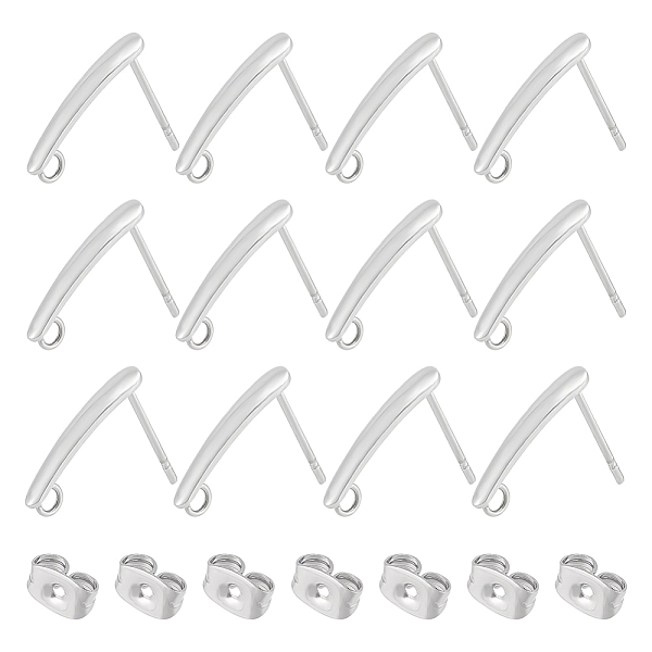 PandaHall UNICRAFTALE About 80 Pcs Rectangle Bar Stud Earring 304 Stainless Steel Stud Earring Findings with Loops and Ear Nut Earring Stud...
PandaHall UNICRAFTALE About 80 Pcs Rectangle Bar Stud Earring 304 Stainless Steel Stud Earring Findings with Loops and Ear Nut Earring Stud...
