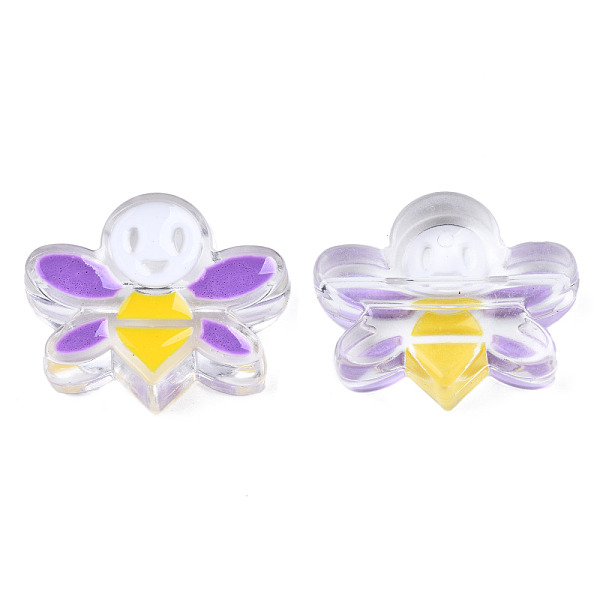 PandaHall Transparent Acrylic Enamel Beads, Bees, Blue Violet, 22x27x8mm, Hole: 3mm Acrylic Bees
PandaHall Transparent Acrylic Enamel Beads, Bees, Blue Violet, 22x27x8mm, Hole: 3mm Acrylic Bees