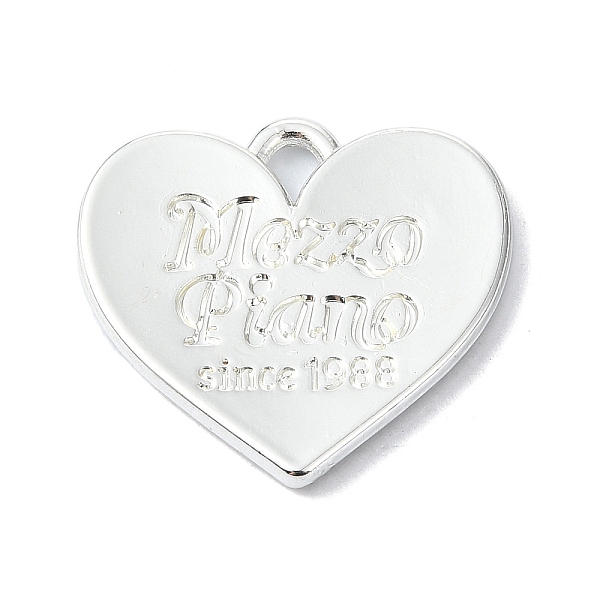 PandaHall Rack Plating Alloy Pendants, Heart, Silver, 21x22x2mm, Hole: 4x3mm Alloy Heart
PandaHall Rack Plating Alloy Pendants, Heart, Silver, 21x22x2mm, Hole: 4x3mm Alloy Heart
