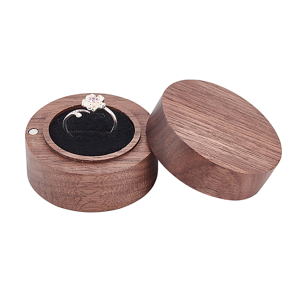 PandaHall FINGERINSPIRE Walnut Wooden Engagement Ring Box 2.1x1.4inch Black Velvet Lining Round Magnetic Buckle Design Jewelry Ring Box Wood...
PandaHall FINGERINSPIRE Walnut Wooden Engagement Ring Box 2.1x1.4inch Black Velvet Lining Round Magnetic Buckle Design Jewelry Ring Box Wood...
