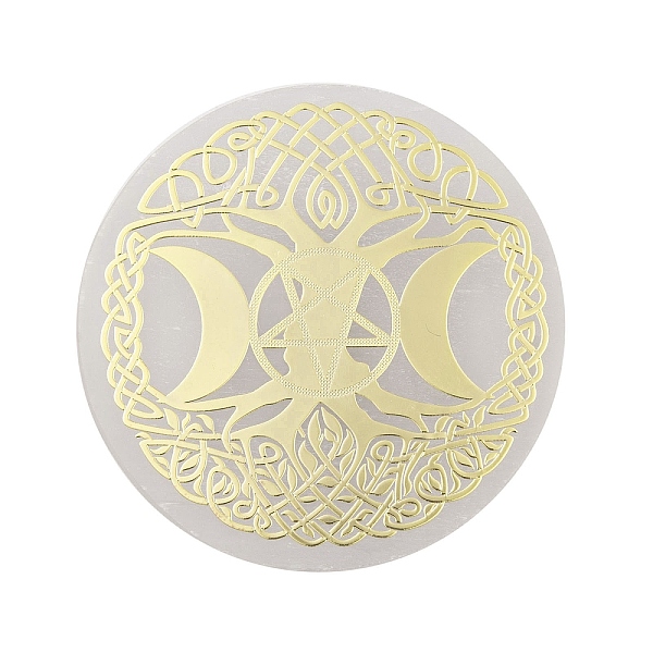 PandaHall Flat Round Natural Selenite Slice Coasters, Reiki Stone for Chakra Balance, Crystal Healing , Moon, 59.5~64x6.5~8mm Selenite Moon
PandaHall Flat Round Natural Selenite Slice Coasters, Reiki Stone for Chakra Balance, Crystal Healing , Moon, 59.5~64x6.5~8mm Selenite Moon