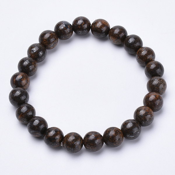 PandaHall Natural Bronzite Beaded Stretch Bracelets, Round, 1-3/4 inch~2-1/8 inch(48~54mm) Bronzite
PandaHall Natural Bronzite Beaded Stretch Bracelets, Round, 1-3/4 inch~2-1/8 inch(48~54mm) Bronzite