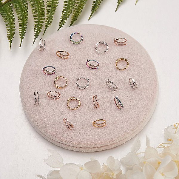 PandaHall 10Pcs Double Nose Ring for Single Piercing, Spiral 316 Surgical Stainless Steel Nose Ring for Women, Piercing Body Jewelry...
PandaHall 10Pcs Double Nose Ring for Single Piercing, Spiral 316 Surgical Stainless Steel Nose Ring for Women, Piercing Body Jewelry...