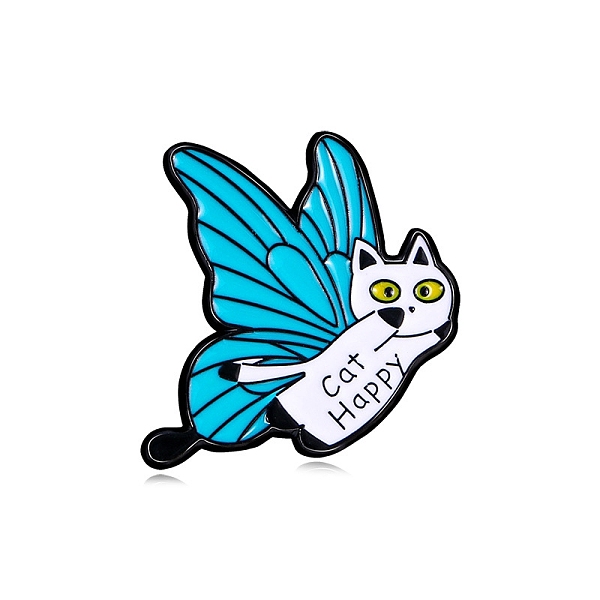 PandaHall Funny Cat with Butterfly Wing Enamel Pins, Kitty Badge, Alloy Animal Brooches for Clothes Backpack, White, 30x30mm Alloy+Enamel...
PandaHall Funny Cat with Butterfly Wing Enamel Pins, Kitty Badge, Alloy Animal Brooches for Clothes Backpack, White, 30x30mm Alloy+Enamel...
