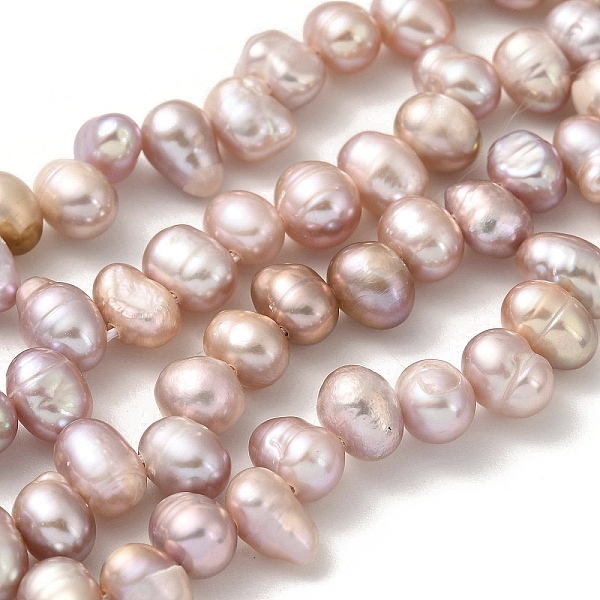 PandaHall Natural Cultured Freshwater Pearl Beads Strands, Top Drilled, Rice, Grade 3A, Lilac, 5~5.5mm, Hole: 0.5mm, about 37pcs/strand..., Purple
PandaHall Natural Cultured Freshwater Pearl Beads Strands, Top Drilled, Rice, Grade 3A, Lilac, 5~5.5mm, Hole: 0.5mm, about 37pcs/strand..., Purple