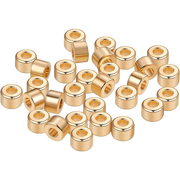 PandaHall BENECREAT Brass Beads, Long-Lasting Plated, Column, Real 18K Gold Plated, 6x4mm, Hole: 2.5mm, 30pcs/set Brass Column
PandaHall BENECREAT Brass Beads, Long-Lasting Plated, Column, Real 18K Gold Plated, 6x4mm, Hole: 2.5mm, 30pcs/set Brass Column