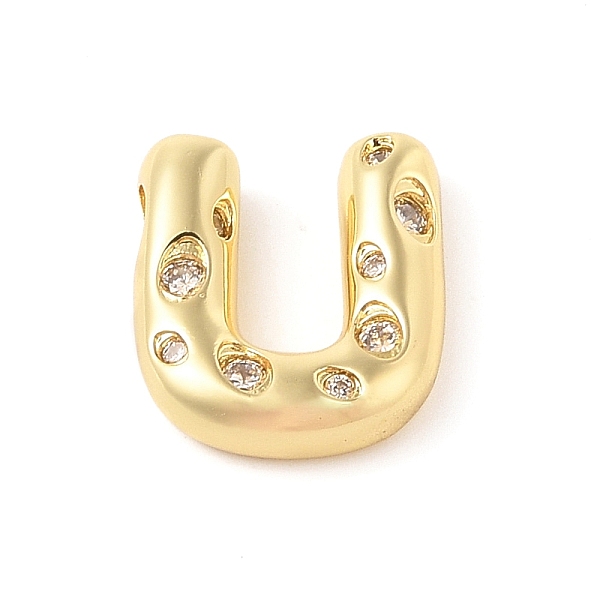 PandaHall Brass Micro Pave Clear Cubic Zirconia Pendant, Letter A~Z, Letter U, 21x18.5x6mm, Hole: 4mm Brass+Cubic Zirconia Letter U Clear
PandaHall Brass Micro Pave Clear Cubic Zirconia Pendant, Letter A~Z, Letter U, 21x18.5x6mm, Hole: 4mm Brass+Cubic Zirconia Letter U Clear