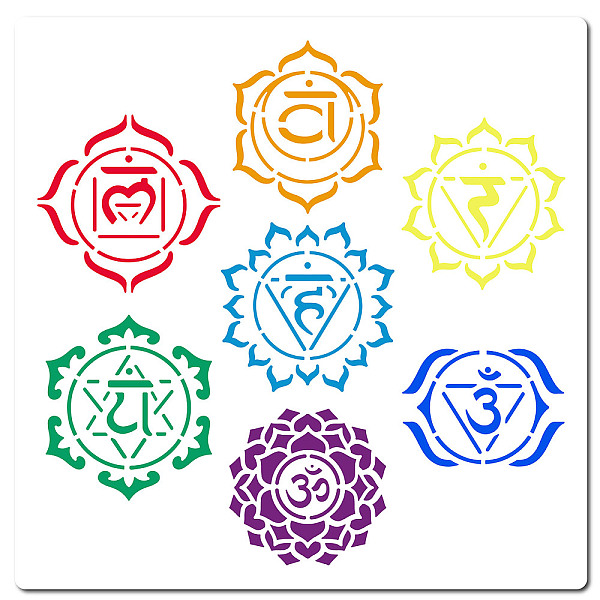 PandaHall GORGECRAFT Chakra Flower Stencil 30x30cm Lotus Template Yoga Om Symbols Meditation Mandala Floral Pattern Reusable Drawing...
PandaHall GORGECRAFT Chakra Flower Stencil 30x30cm Lotus Template Yoga Om Symbols Meditation Mandala Floral Pattern Reusable Drawing...